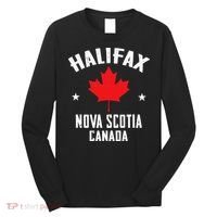 retro Halifax nova scotia canada flag Long Sleeve Shirt thumb 0