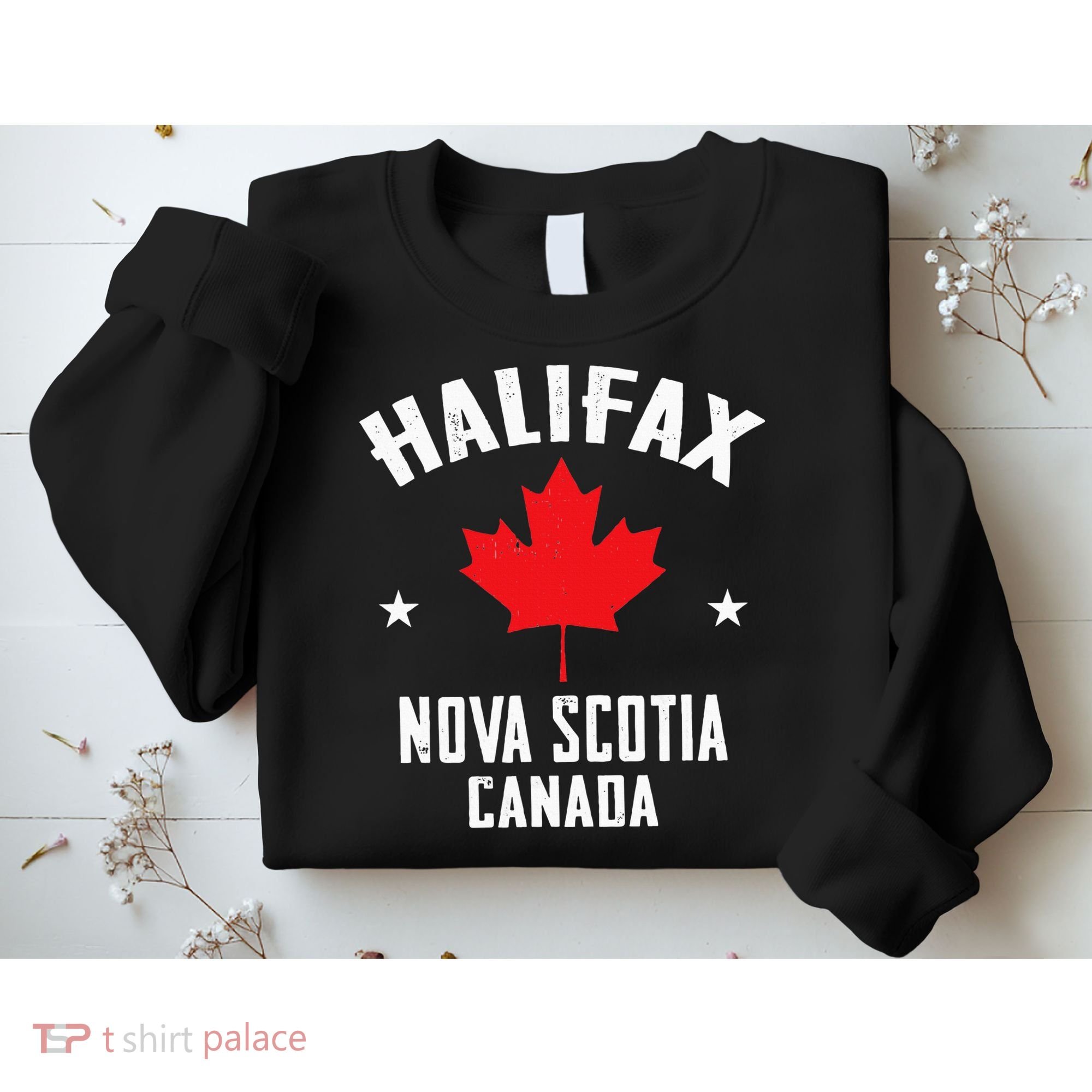 retro Halifax nova scotia canada flag Sweatshirt