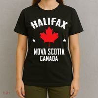 retro Halifax nova scotia canada flag T-Shirt thumb 4