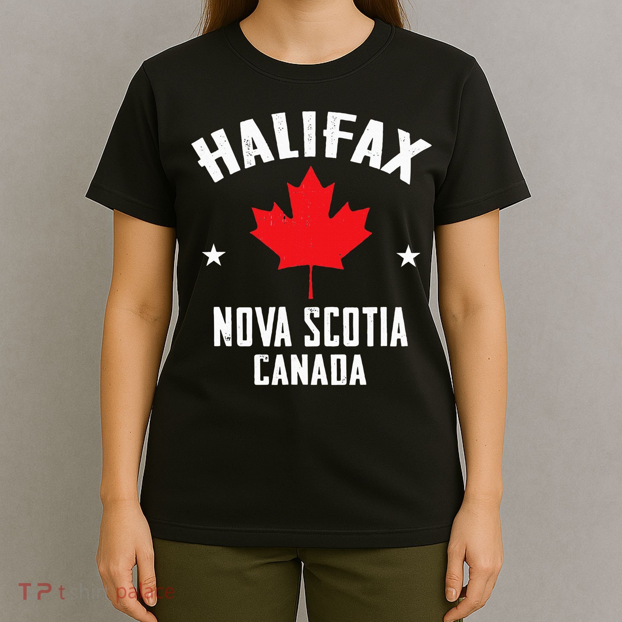retro Halifax nova scotia canada flag T-Shirt