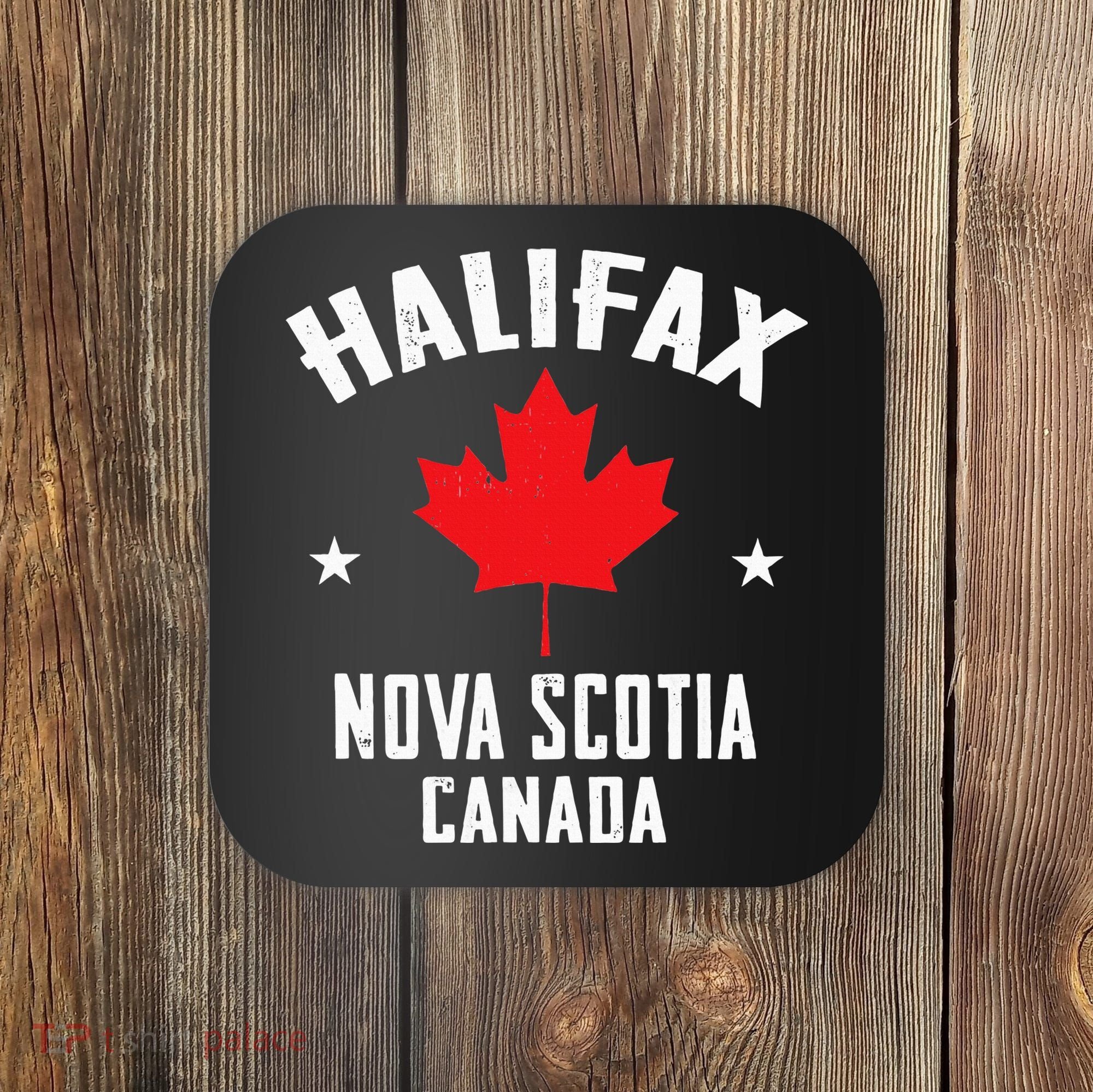 retro Halifax nova scotia canada flag Coaster