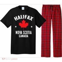 retro Halifax nova scotia canada flag Pajama Set thumb 0