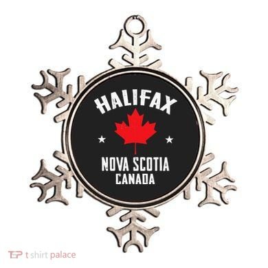 retro Halifax nova scotia canada flag Ornament