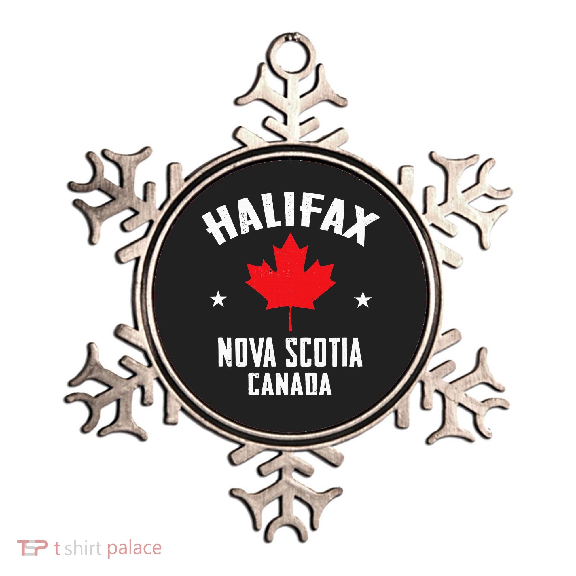 retro Halifax nova scotia canada flag Ornament
