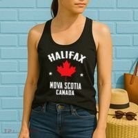 retro Halifax nova scotia canada flag Women's Tank Top thumb 2