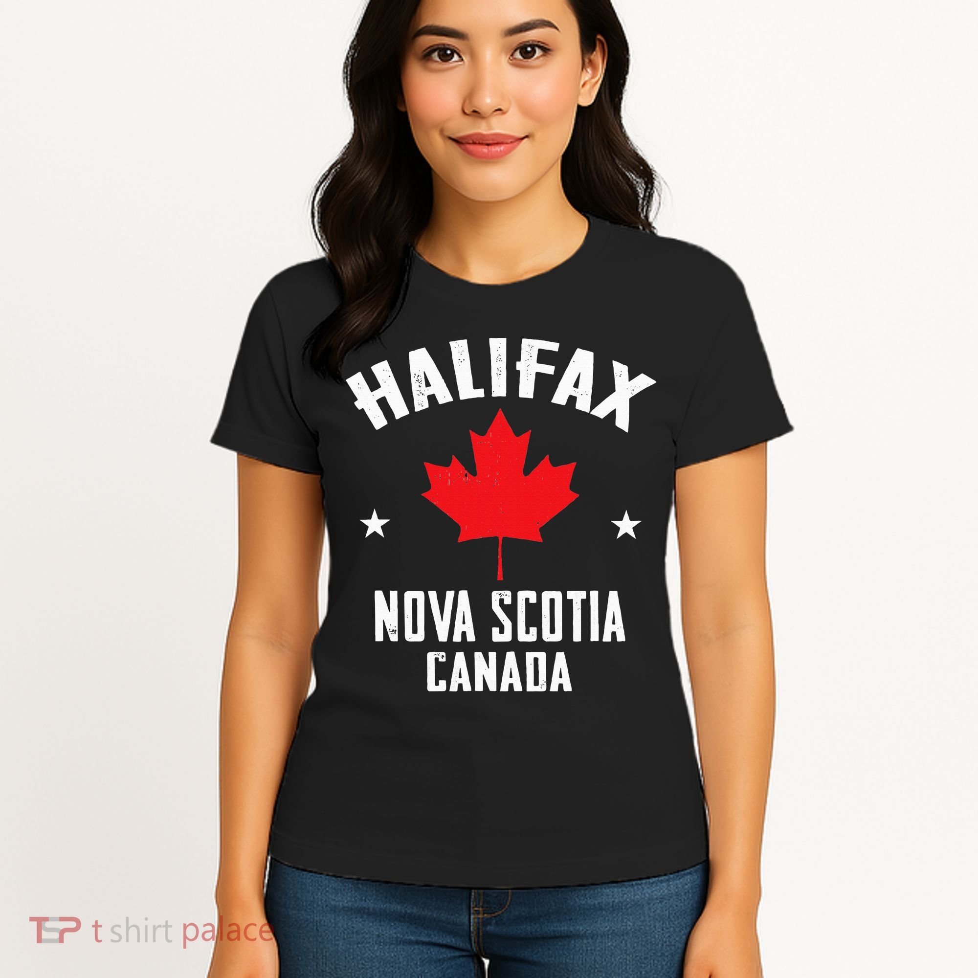 retro Halifax nova scotia canada flag Women's T-Shirt