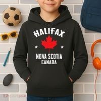 retro Halifax nova scotia canada flag Kids Hoodie thumb 2