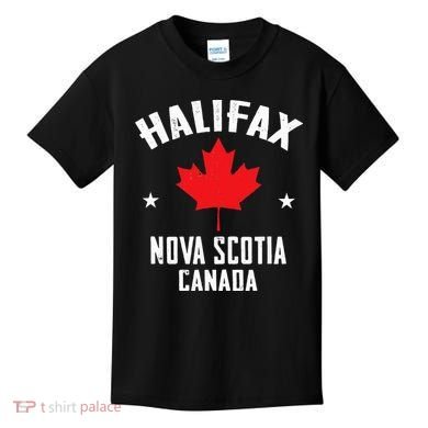 retro Halifax nova scotia canada flag Kids T-Shirt