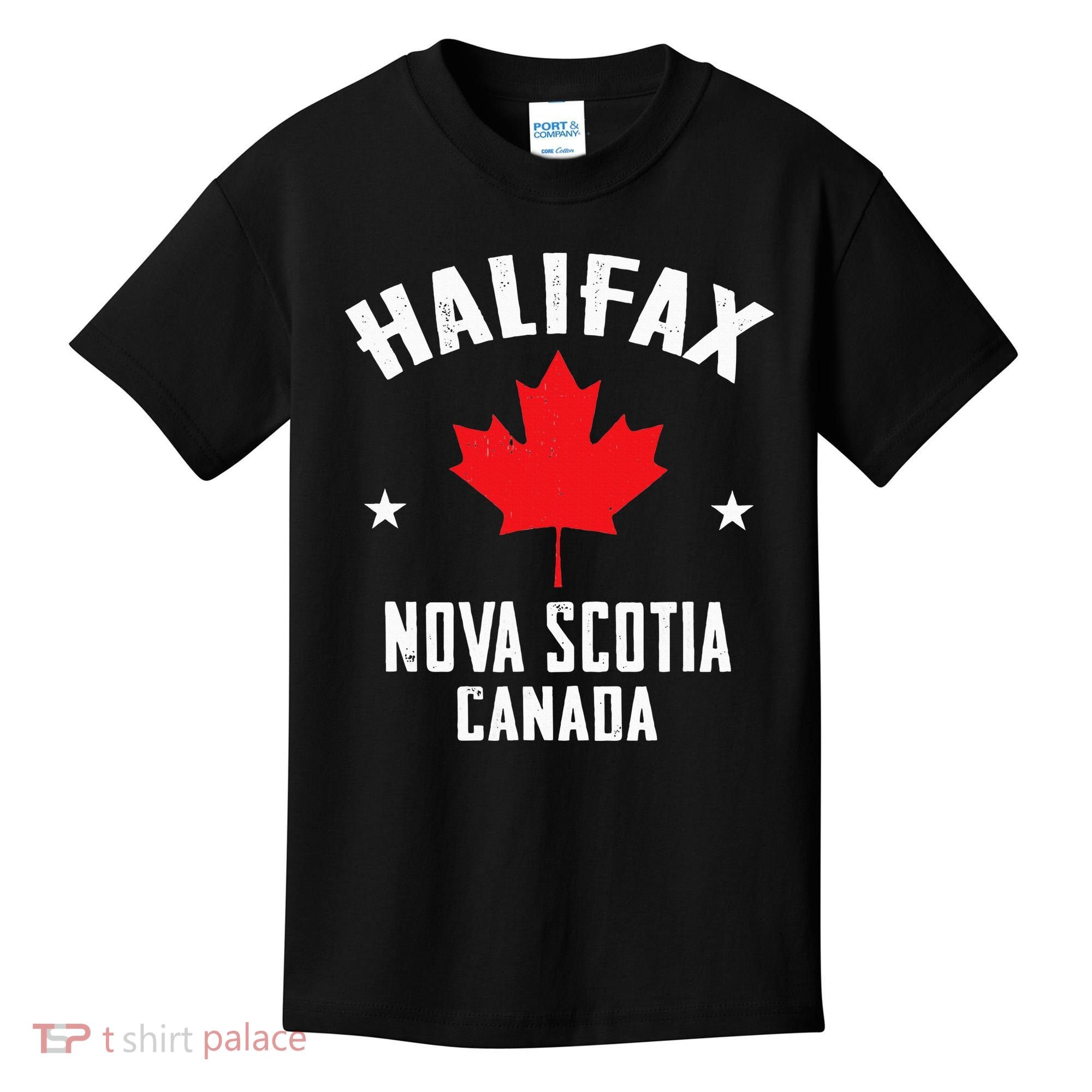 retro Halifax nova scotia canada flag Kids T-Shirt