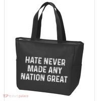 Retro Hate Never Made Any Nation Great Racial Equality Tote Bag thumb 3