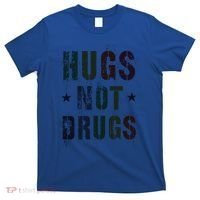 Rockin Hugs Not Drugs Clean Fun Na Family Vibes Funny Gift T-Shirt thumb 0