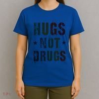 Rockin Hugs Not Drugs Clean Fun Na Family Vibes Funny Gift T-Shirt thumb 4