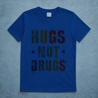 Rockin Hugs Not Drugs Clean Fun Na Family Vibes Funny Gift T-Shirt thumb 5