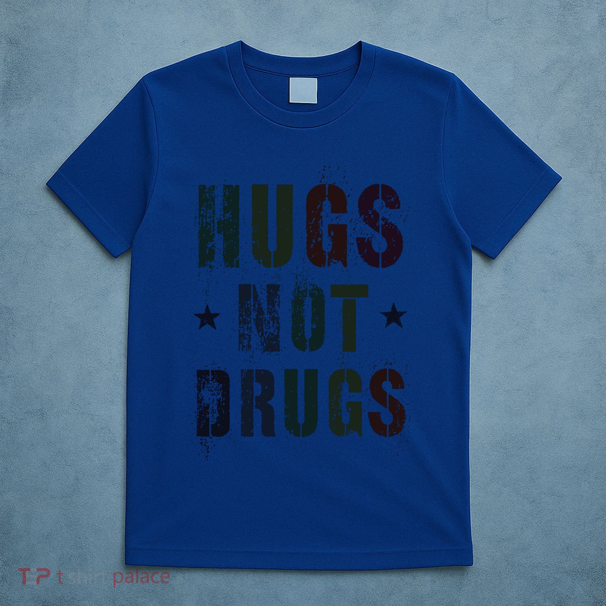 Rockin Hugs Not Drugs Clean Fun Na Family Vibes Funny Gift T-Shirt
