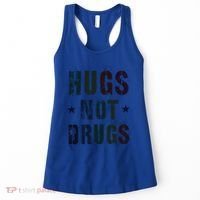Rockin Hugs Not Drugs Clean Fun Na Family Vibes Funny Gift Women's Tank Top thumb 0