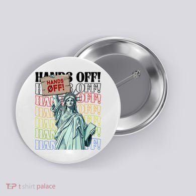 Resist Hands Off Vintage We The People American Flag Protest  Button