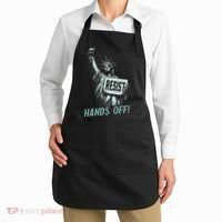 Resist Hands Off Statue Liberty Civil Rights Women Apron thumb 2