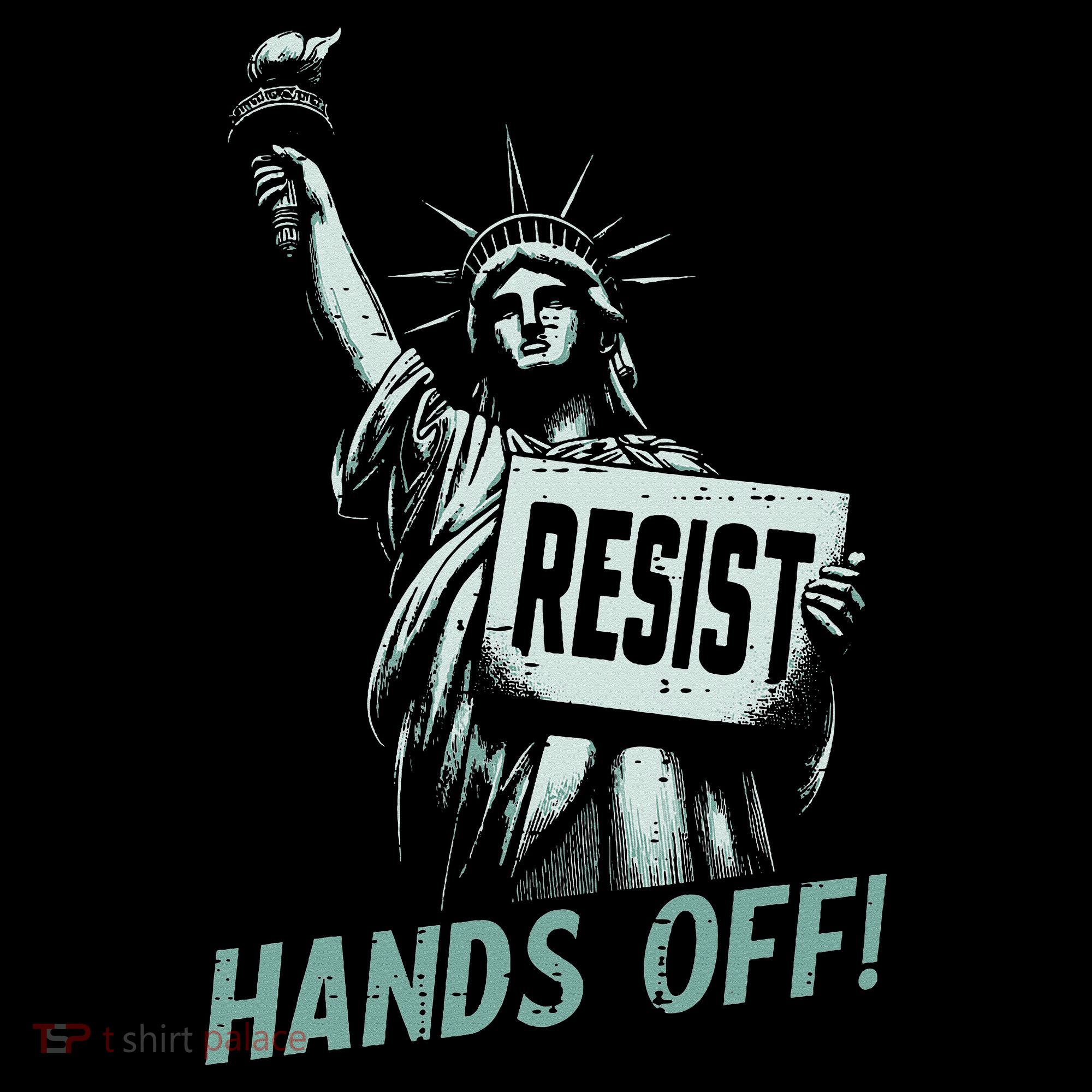 Resist Hands Off Statue Liberty Civil Rights Women Coffee Mug