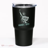 Resist Hands Off Statue Liberty Civil Rights Women Tumbler thumb 0