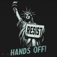 Resist Hands Off Statue Liberty Civil Rights Women Baby Bodysuit thumb 2