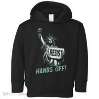 Resist Hands Off Statue Liberty Civil Rights Women Toddler Hoodie thumb 0