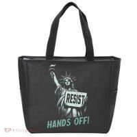 Resist Hands Off Statue Liberty Civil Rights Women Tote Bag thumb 0