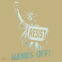 Resist Hands Off Statue Liberty Civil Rights Women Hoodie thumb 2