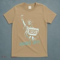 Resist Hands Off Statue Liberty Civil Rights Women T-Shirt thumb 5
