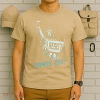 Resist Hands Off Statue Liberty Civil Rights Women T-Shirt thumb 6