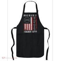 Resist Hands Off Protest Flag Protest Apron thumb 0