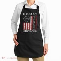 Resist Hands Off Protest Flag Protest Apron thumb 2