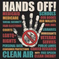 Resist Hands Off Protest Anti Trump Tumbler thumb 3