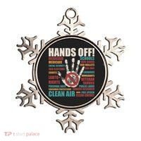 Resist Hands Off Protest Anti Trump Ornament thumb 0