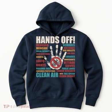 Resist Hands Off Protest Anti Trump Hoodie
