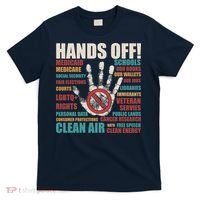 Resist Hands Off Protest Anti Trump T-Shirt thumb 0