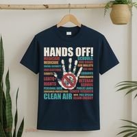 Resist Hands Off Protest Anti Trump T-Shirt thumb 2