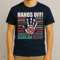 Resist Hands Off Protest Anti Trump T-Shirt thumb 3