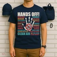Resist Hands Off Protest Anti Trump T-Shirt thumb 6