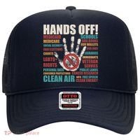 Resist Hands Off Protest Anti Trump Hat thumb 0