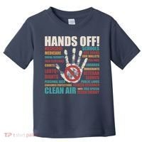 Resist Hands Off Protest Anti Trump Toddler T-Shirt thumb 0