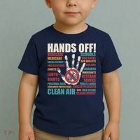 Resist Hands Off Protest Anti Trump Toddler T-Shirt thumb 2