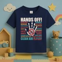 Resist Hands Off Protest Anti Trump Toddler T-Shirt thumb 3