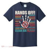 Resist Hands Off Protest Anti Trump Kids T-Shirt thumb 0