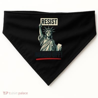 Resist Hands Off USA-Made Doggie Bandana