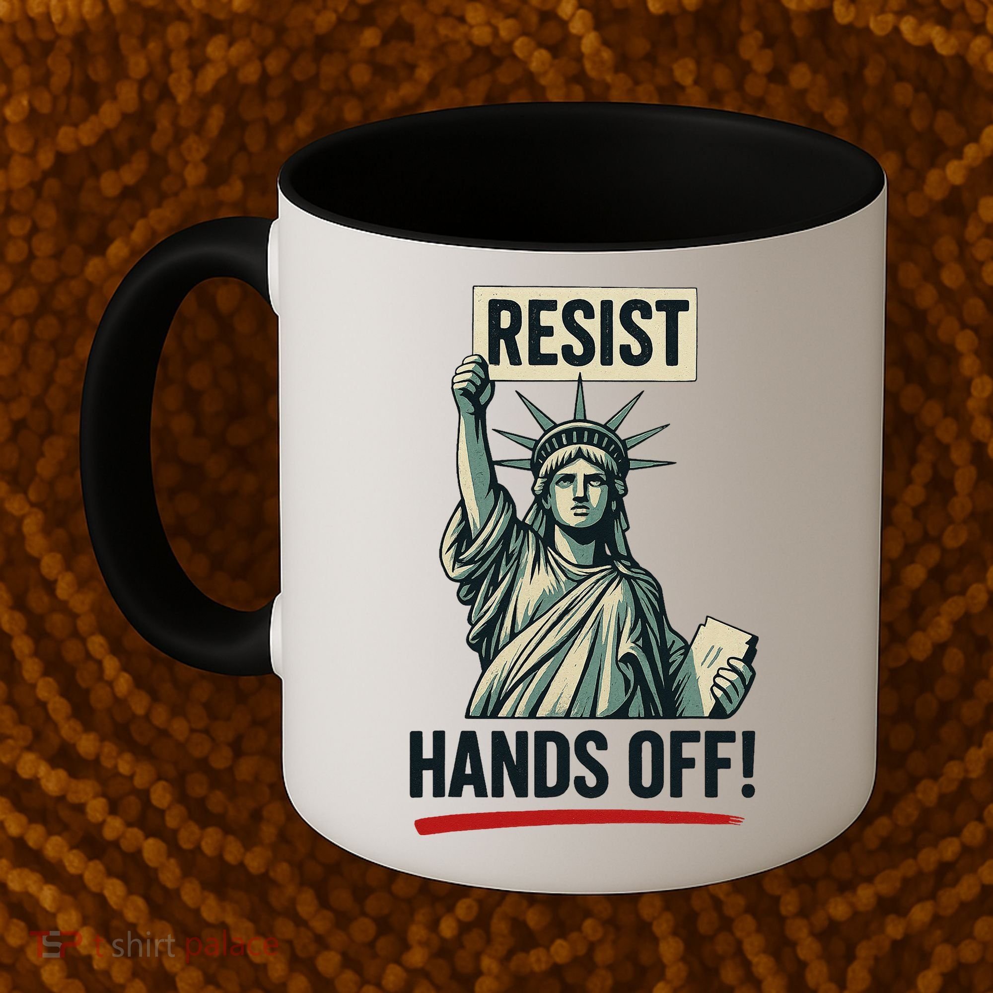 Resist Hands Off Coffee Mug