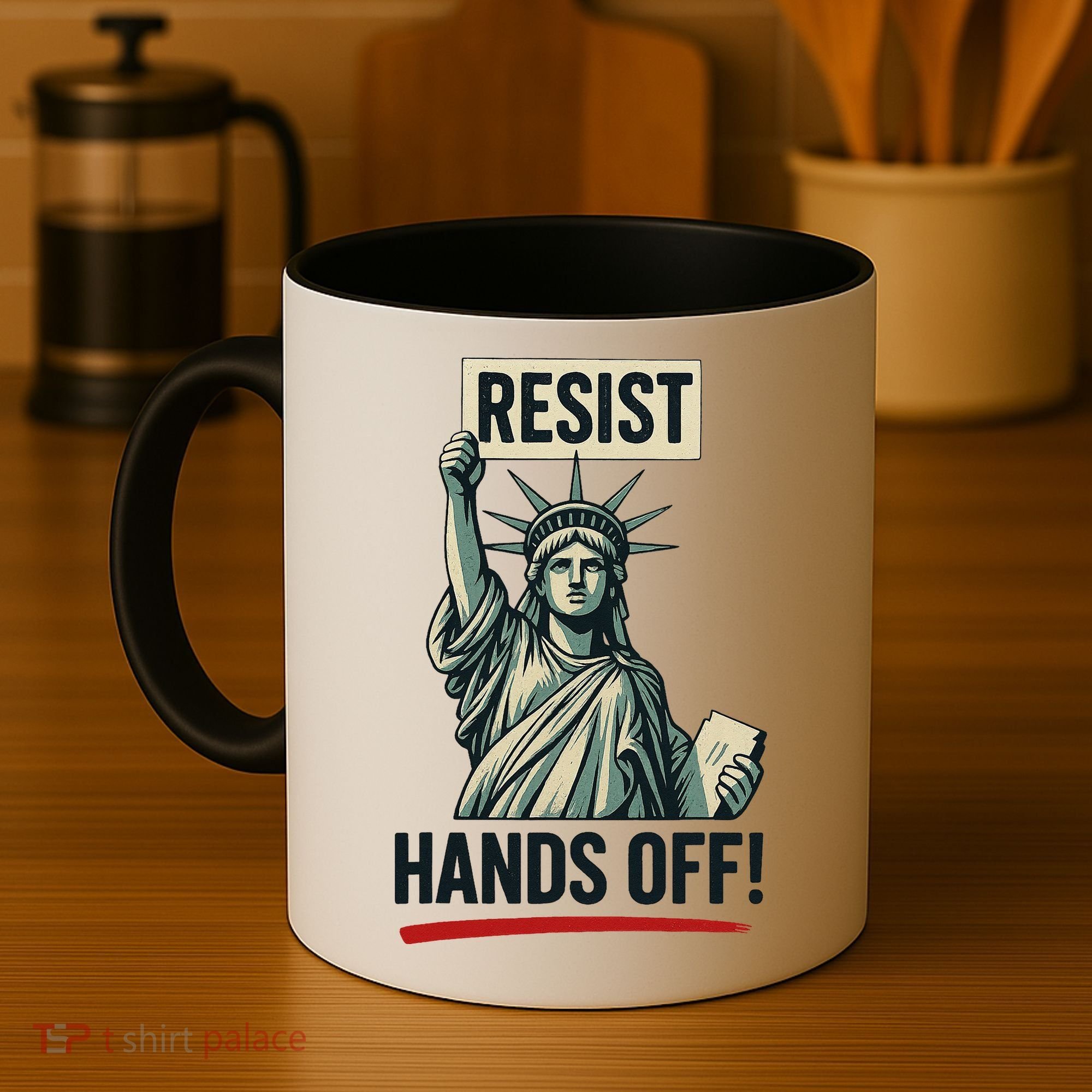 Resist Hands Off Coffee Mug