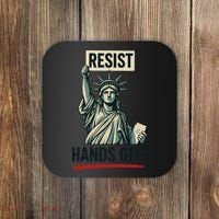 Resist Hands Off Coaster thumb 0