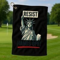 Resist Hands Off Golf Towel thumb 1