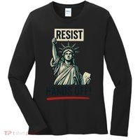 Resist Hands Off Women's Long Sleeve Shirt thumb 0