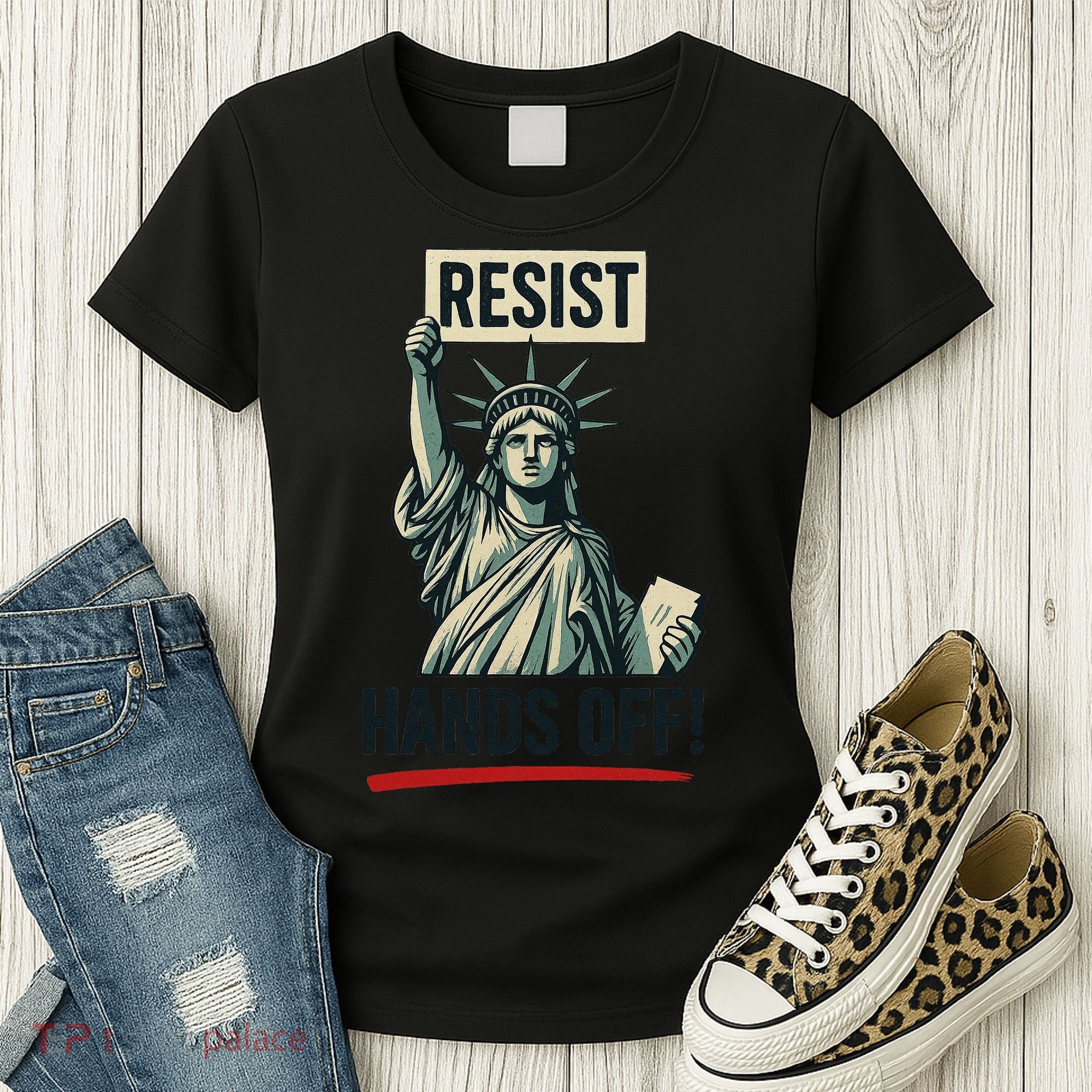 Resist Hands Off Women's T-Shirt